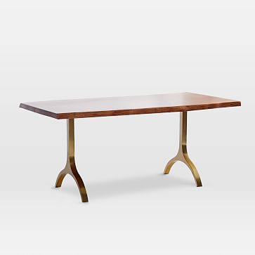 cast trestle dining table west elm