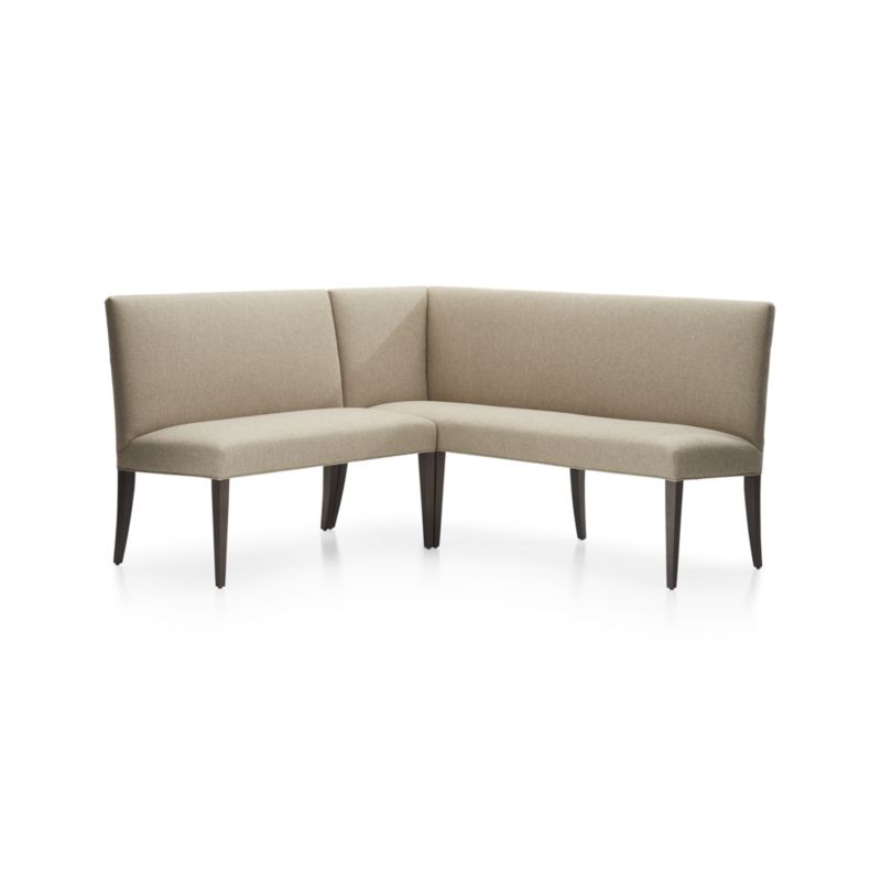 Miles Small Left Facing Corner Banquette - Crate And Barrel | Havenly