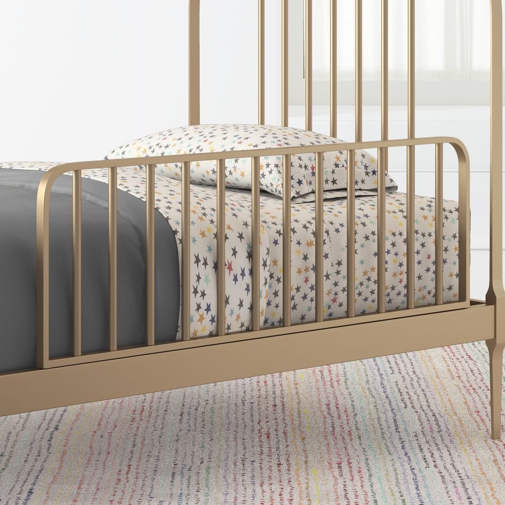 Larkin Gold Bed Rail Crate and Barrel Havenly