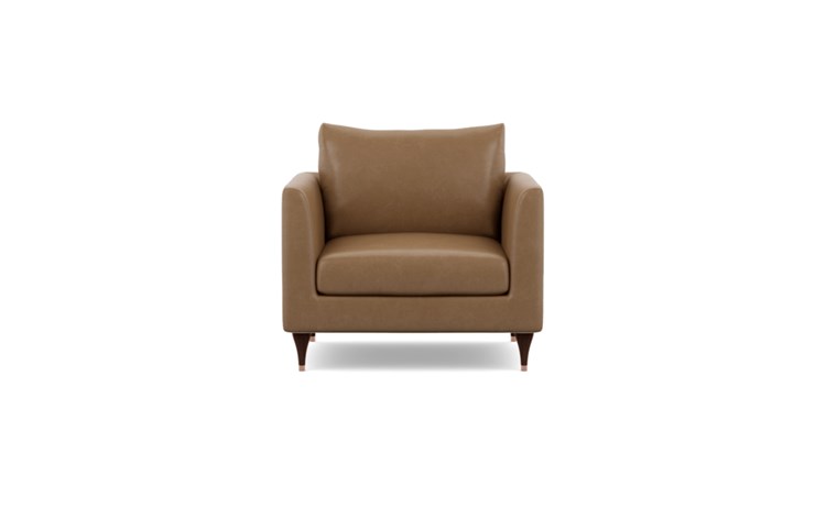 Owens Leather Accent Chair Interior Define Havenly