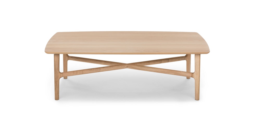 light oak wood coffee table