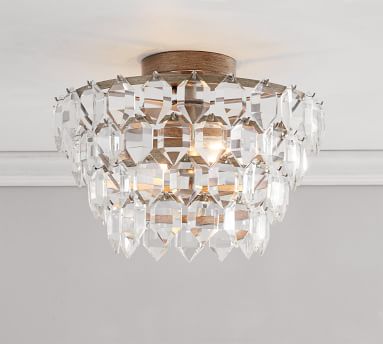 bowen crystal flush mount