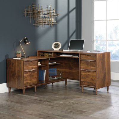 stevens l shaped executive desk