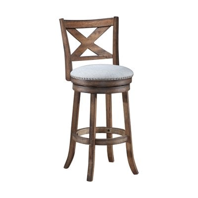 Mackin wooden swivel bar & counter stool discount