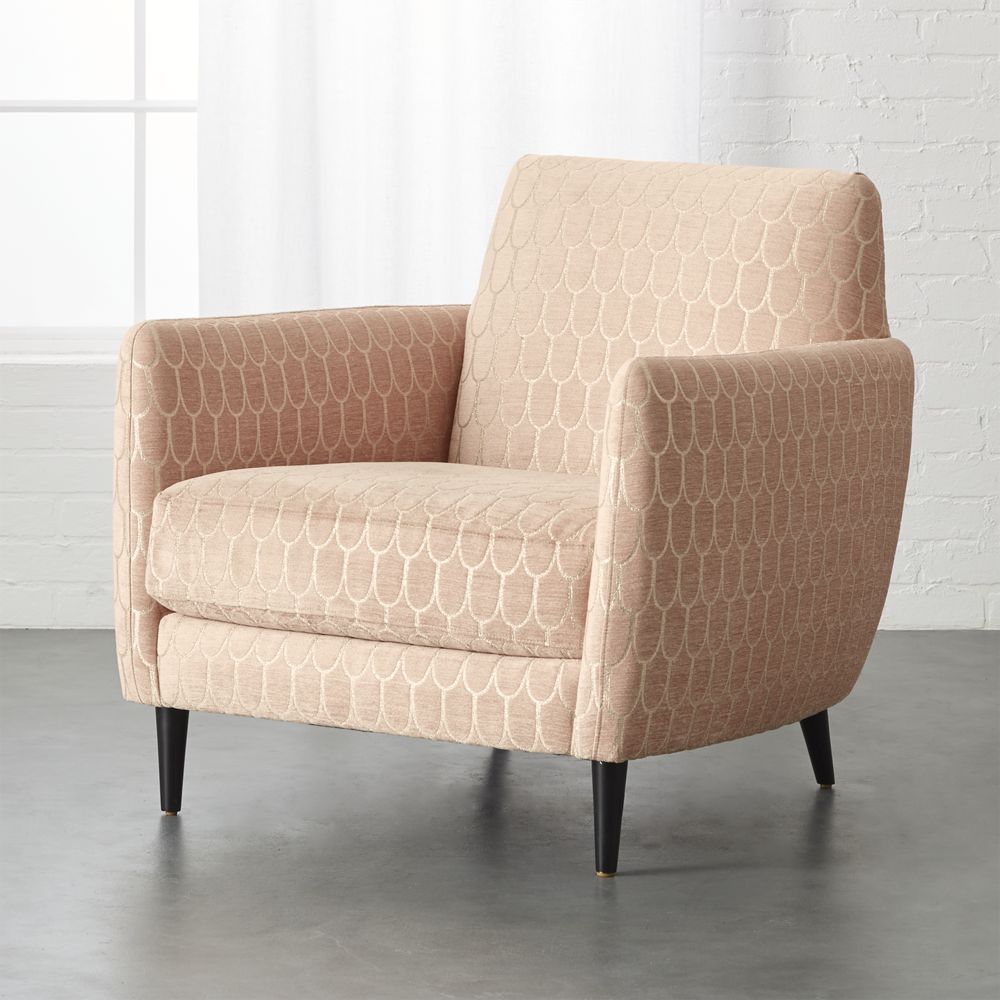 Cb2 pink 2024 chair