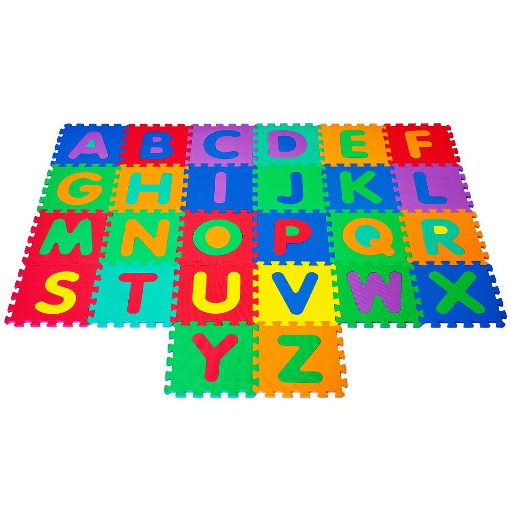 Foam Floor Alphabet Puzzles Mat For Kids Home Depot Havenly