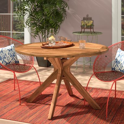 kaylie solid wood dining table