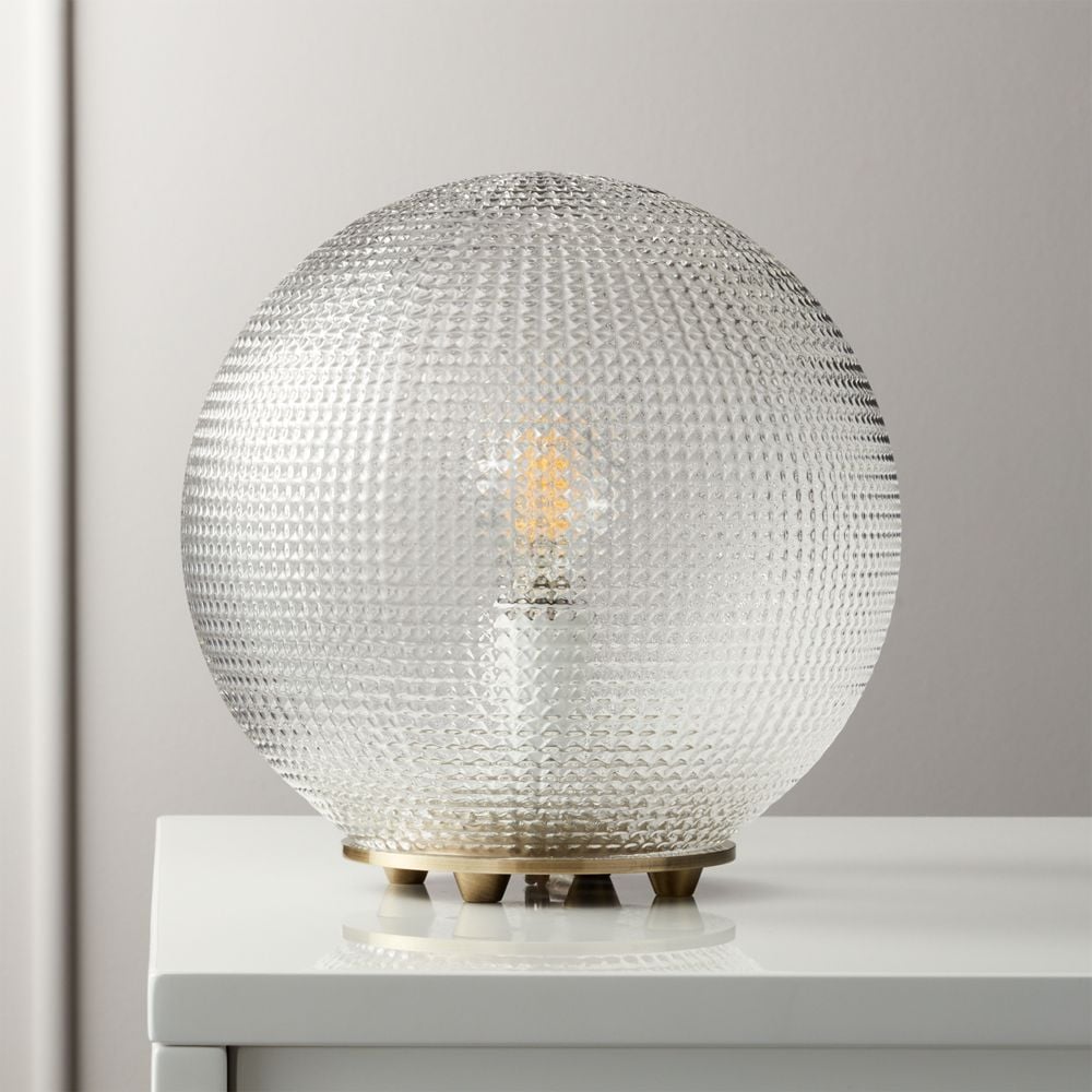 cb2 cloche table lamp