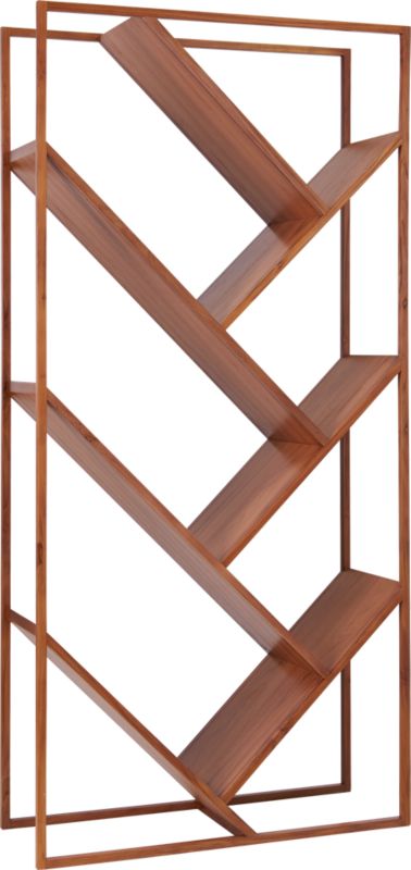 v bookcase room divider CB2 Havenly
