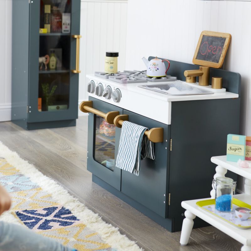 Crate and store kids kitchen