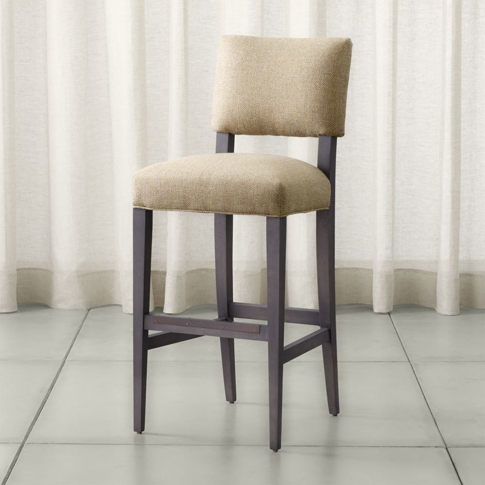 Cody Upholstered Bar Stool Crate and Barrel Havenly