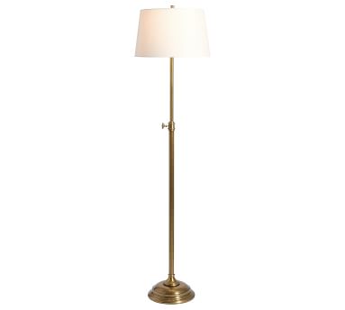 denley nickel floor lamp