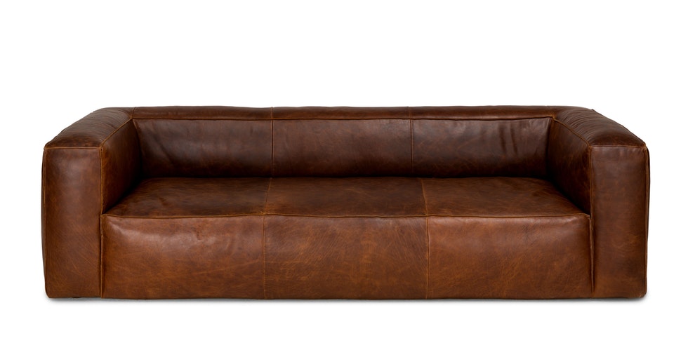 Cigar Rawhide Brown Sofa Article, Cigar Leather Sofa Australia