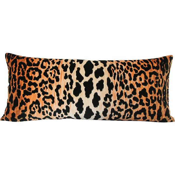 leopard lumbar pillow