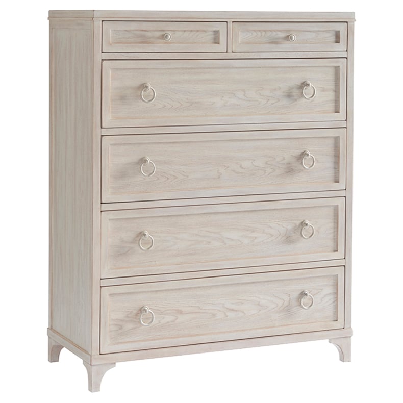 Barclay Butera Goldenrod Modern 6Drawer Whitewash Wood Dresser Kathy