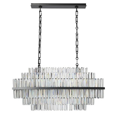 vienna linear crystal chandelier