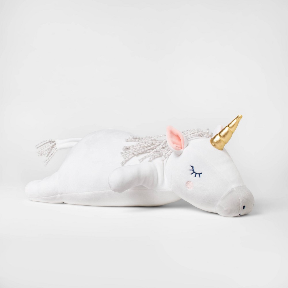 weighted unicorn pillow