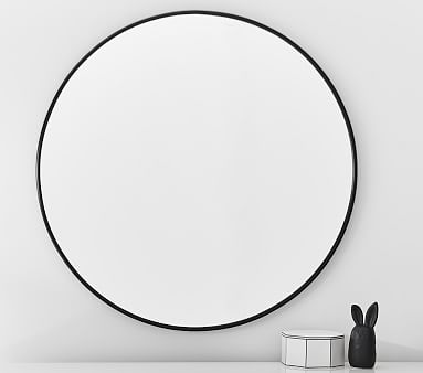 Double Round Mirror 48