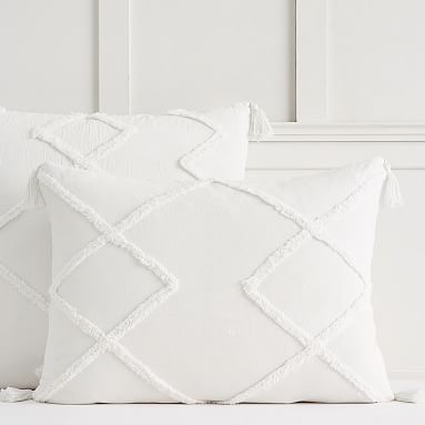 Ashlyn Tufted Sham Standard Ivory By Pottery Barn Teen Havenly