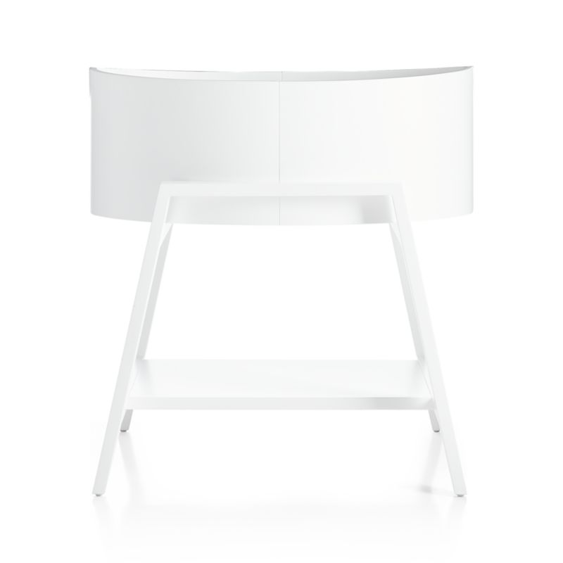 ever simple white bassinet