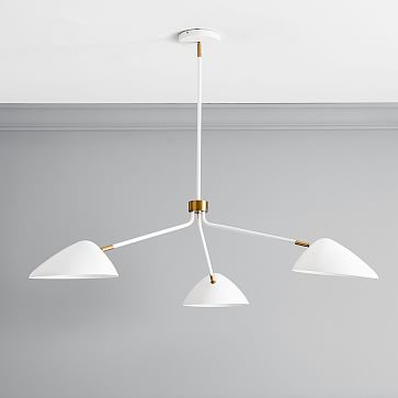 west elm mid century chandelier