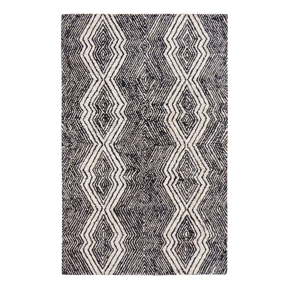 Ninkasi Tribal Black 8 ft. x 10 ft. Area Rug, Black/Beige/White - Home ...