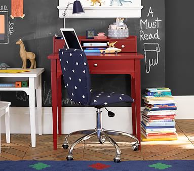 Morgan Simple Kids Desk & Hutch