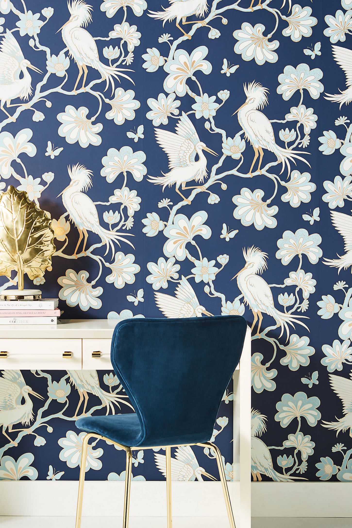 Egrets Wallpaper Anthropologie Havenly