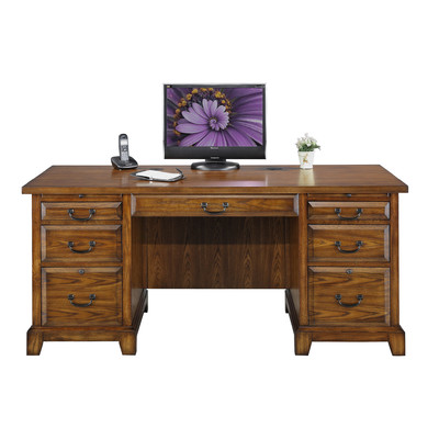 finkel solid wood executive desk