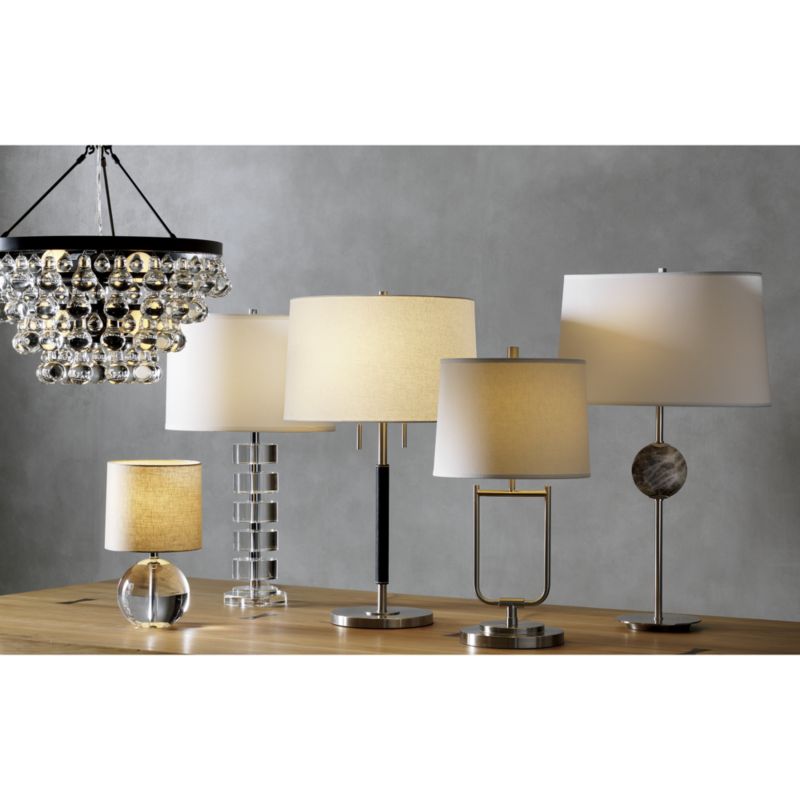 sybil globe crystal table lamp