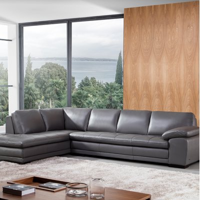 Stockbridge leather store sectional