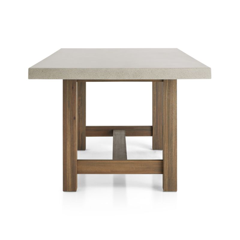 Caicos Cement Top Dining Table Crate and Barrel Havenly