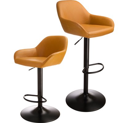 thibodeaux swivel adjustable height bar stool