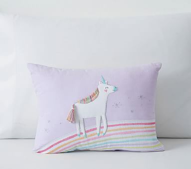 Pottery Barn Kids Monogram Pillow Case Lavender Color 30x22 Fit Standard  Pillow