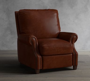 Pottery barn james discount recliner