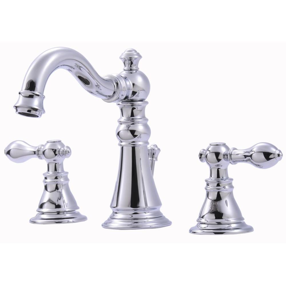 Ultra Faucets Signature Collection 8 In, Chrome Bathroom Faucets