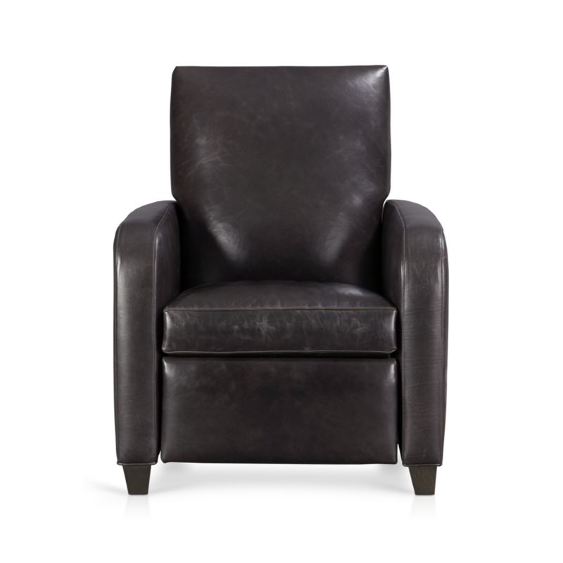 Royce Leather Recliner Crate and Barrel Havenly