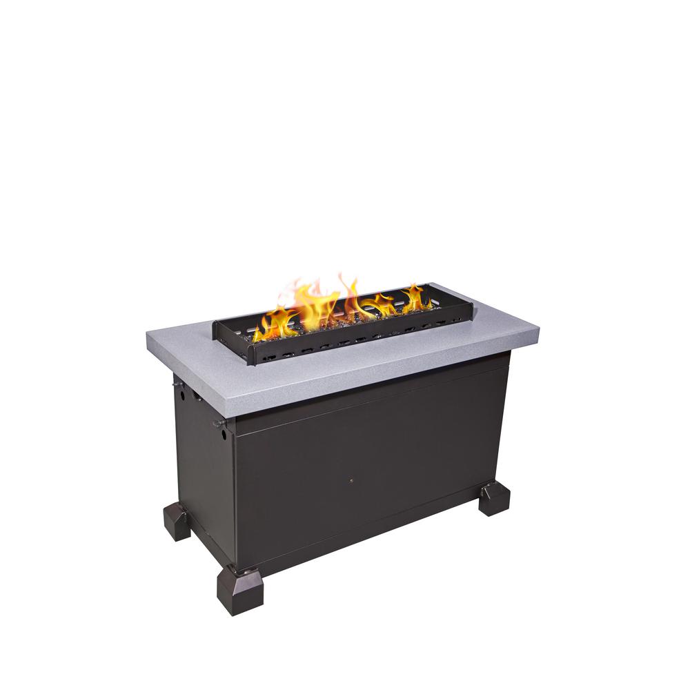 Camp Chef Monterey Propane Gas Fire Pit in Gray with Windscreen - Home  Depot | Havenly