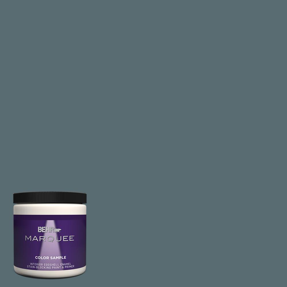 BEHR MARQUEE 8 oz. ECC583 Unreal Teal Eggshell Enamel Interior