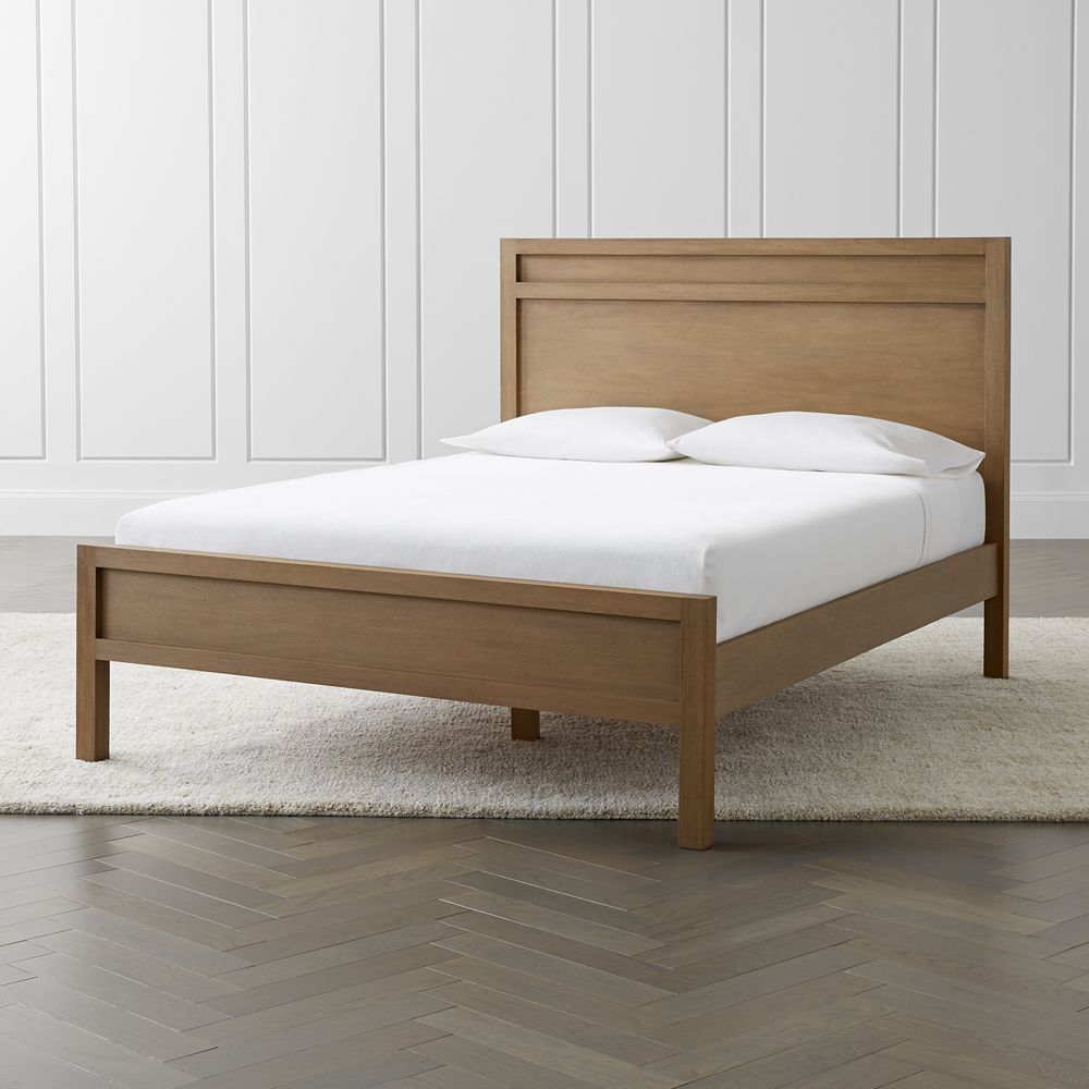 Keane Driftwood Queen Bed Crate and Barrel Havenly