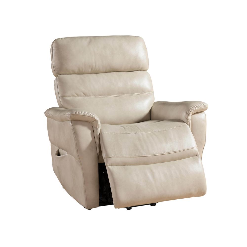 AC Pacific Contemporary Power Reclining Lift Chair, Ivory ...