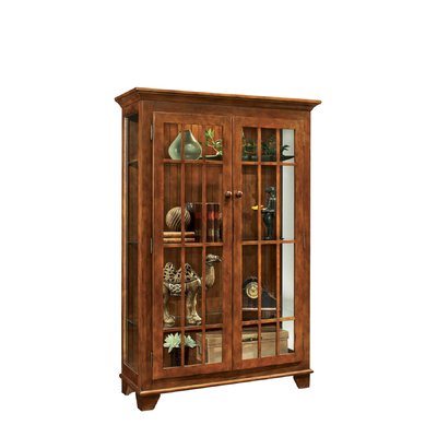 Shelia Lighted Curio Cabinet