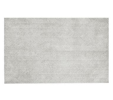 Herringbone Custom Rug, 6x9', Light Gray - Pottery Barn Kids | Havenly