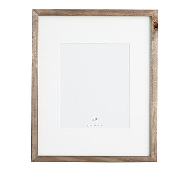 Wood Gallery Single Opening Frame, 8x10, Gray - Pottery Barn | Havenly