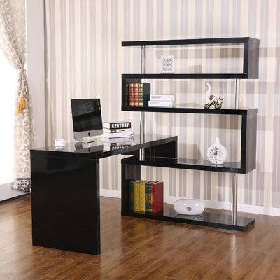 Yerby Foldable Rotating Corner Writing Desk Wayfair Havenly