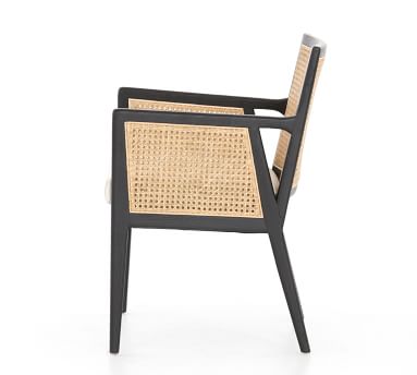 lisbon cane dining armchair