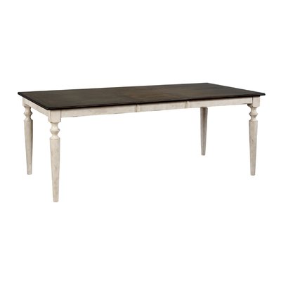 Wayfair Rustic Table Piggott Rustic Solid Wood Dining Table - Wayfair | Havenly