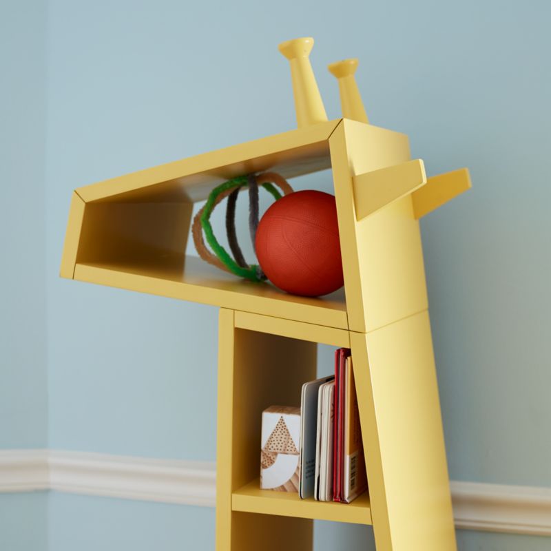 Crate and barrel giraffe shop bookcase