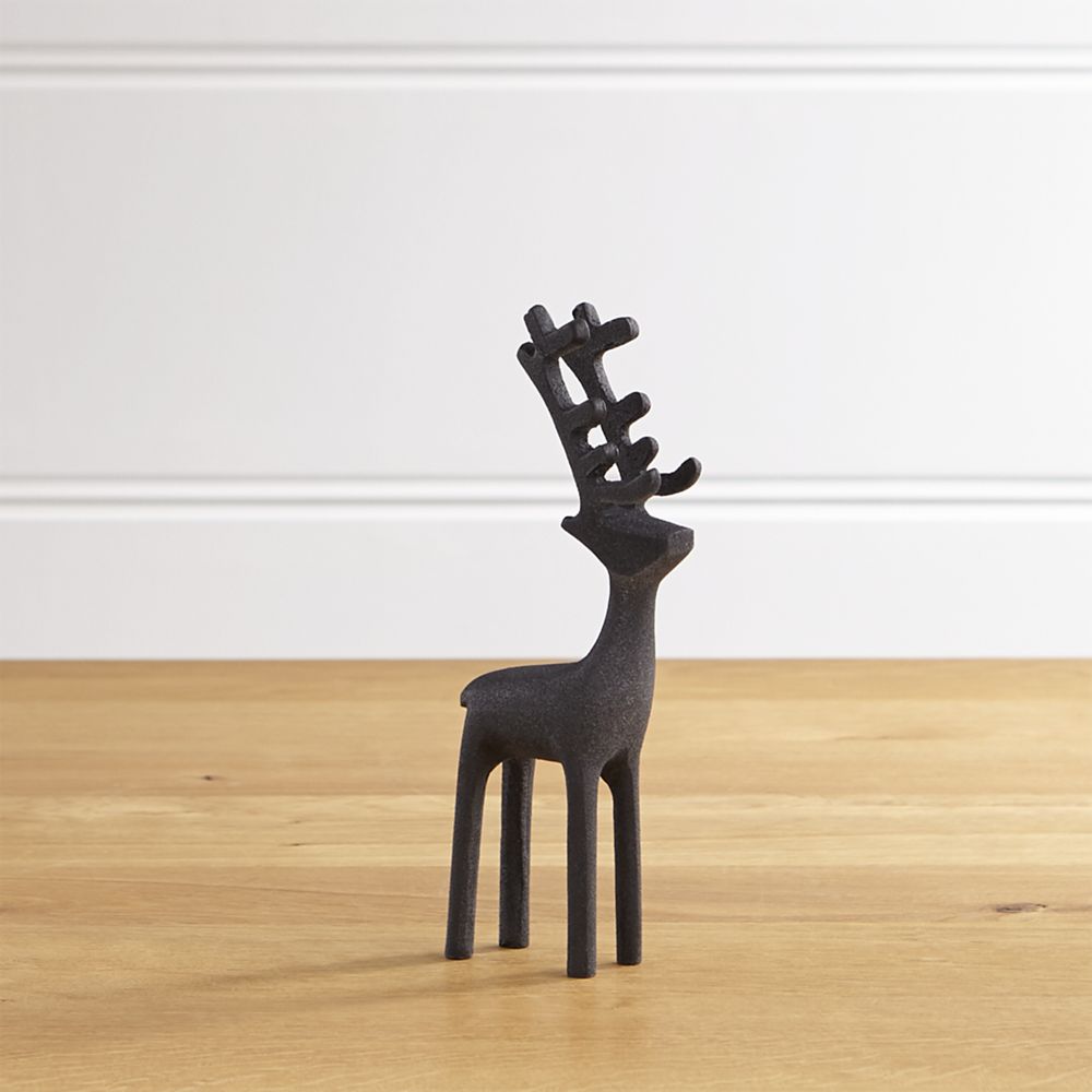 8" Zinc Reindeer Crate and Barrel Havenly