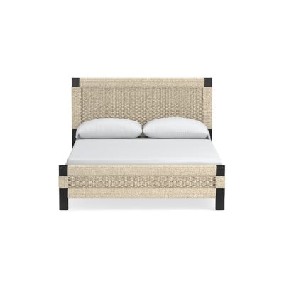Amalfi Woven Bed King Espresso, Seagrass King Bed